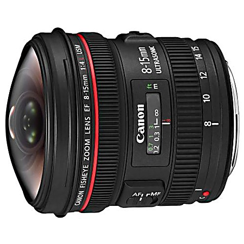 キヤノン Canon EF8-15mm f/4L Fisheye USM LFH - Canon EF 8-15mm f/4 L USM Fisheye